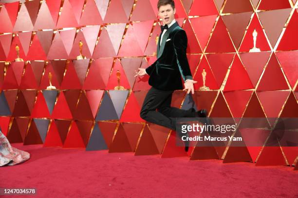 March 4, 2018 Ansel Elgort during the arrivals at the 90th Academy Awards on Sunday, March 4, 2018 at the Dolby Theatre at Hollywood & Highland...
