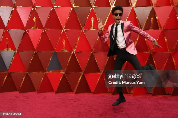 March 4, 2018 Darrell Britt-Gibson during the arrivals at the 90th Academy Awards on Sunday, March 4, 2018 at the Dolby Theatre at Hollywood &...