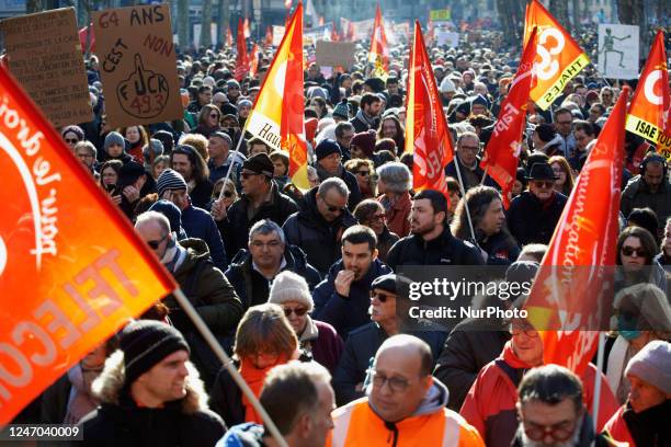 Toulouse, France, is seeing a fourth wave of nationwide protests against President Emmanuel Macron's plans to make the French work longer before...