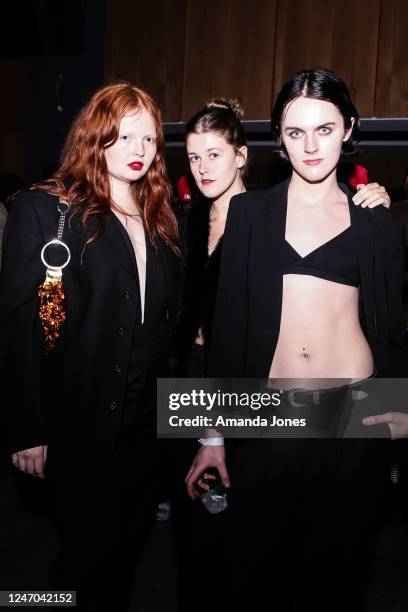 Tess McMillan at Document x Loewe Party on the rooftop at the Virgin Hotel on February 10, 2023 in New York City.