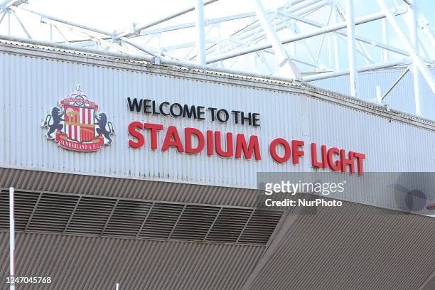 General View of The Stadium of Light during the Sky Bet Championship match between Sunderland and Reading at the Stadium Of Light, Sunderland on...