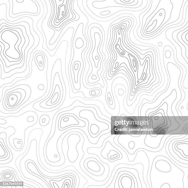 seamless topographic contour lines - adventure stock illustrations