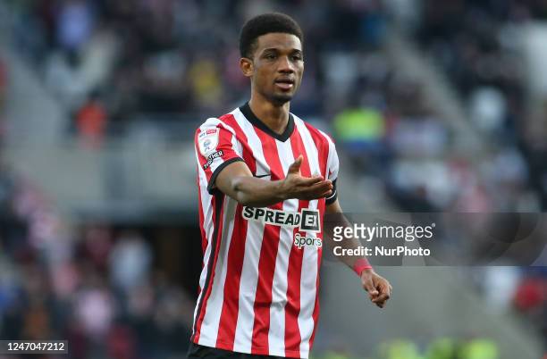 Sunderland's Amad Diallo during the Sky Bet Championship match between Sunderland and Reading at the Stadium Of Light, Sunderland on Saturday 11th...