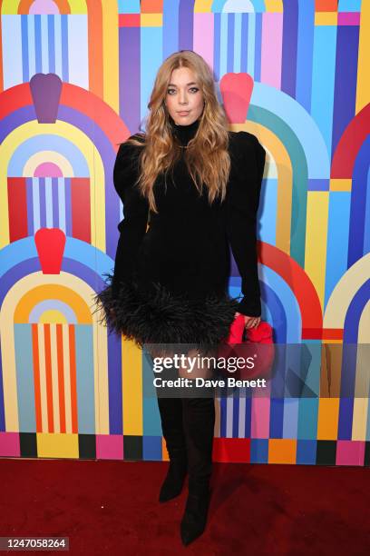 Becky Hill attends the Universal Music BRIT Awards after party 2023 at 180 The Strand on February 11, 2023 in London, England.