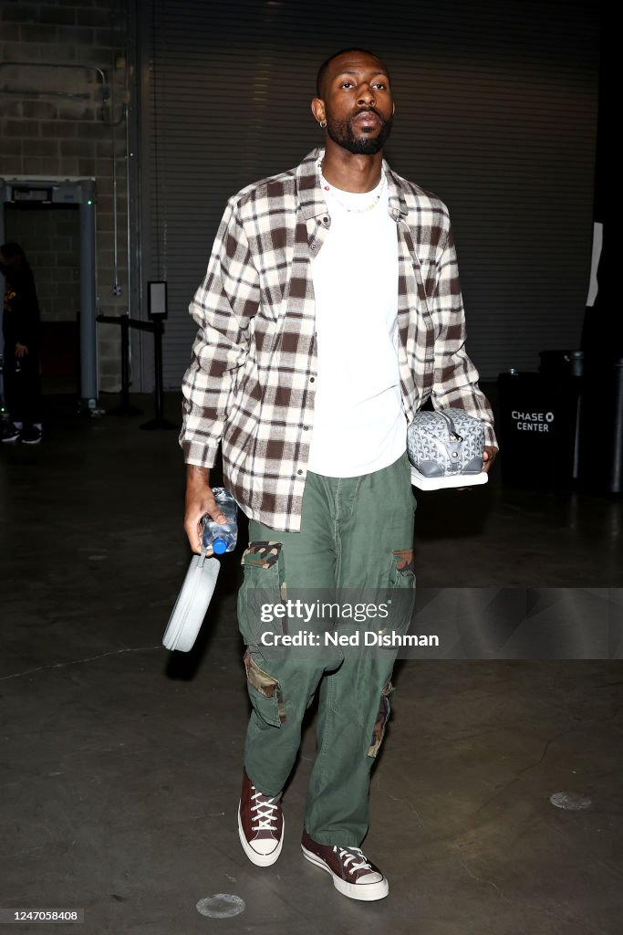 Devon Reed Davon Reed of the Los Angeles Lakers arrives to the arena before the ...