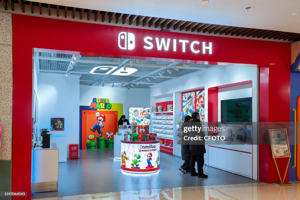 SHANGHAI, CHINA FEBRUARY 11, 2023 Customers shop at a Nintendo