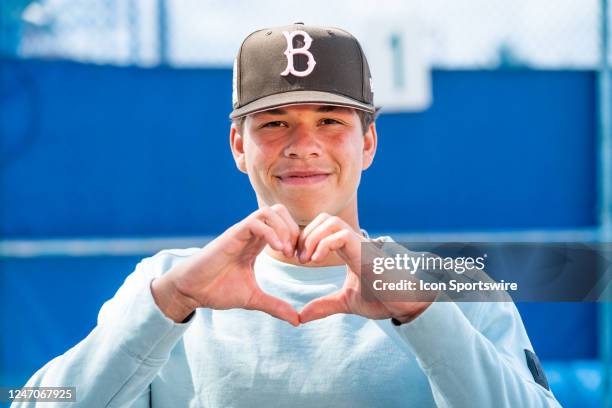 Ben Shelton during the Qualifying round of the ATP Delray Beach Open on February 11 at the Delray Beach Stadium & Tennis Center in Delray Beach,...