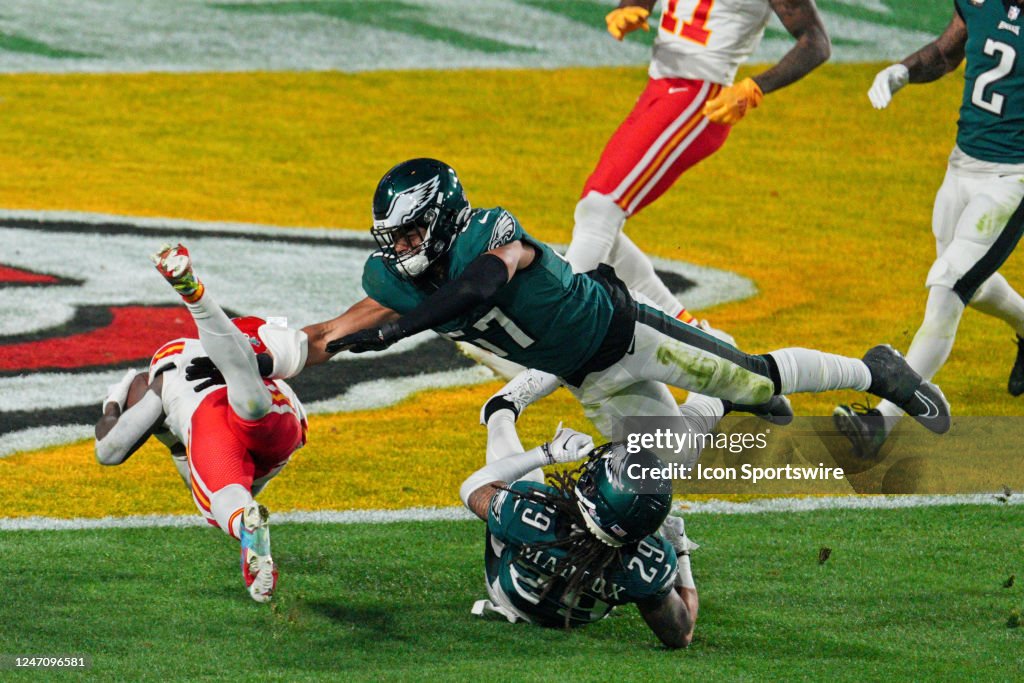NFL: FEB 12 Super Bowl LVII - Eagles vs Chiefs