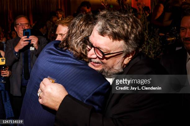 Beverly Hills, CA Tom Cruise and Guillermo del Toro attends the 95th Academy Awards Nominees Luncheon at the Beverly Hilton , in Beverly Hills, CA,...
