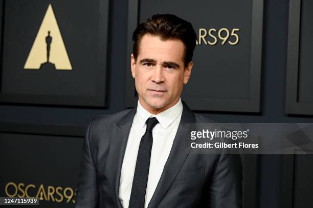 Colin Farrell at the 95th OSCARS® Nominees Luncheon held at the Beverly Hilton on February 13, 2023 in Beverly Hills, California.