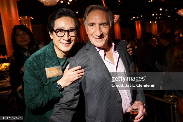 Beverly Hills, CA Ke Huy Quan, left, and Judd Hirsch attends the 95th Academy Awards Nominees Luncheon at the Beverly Hilton , in Beverly Hills, CA,...