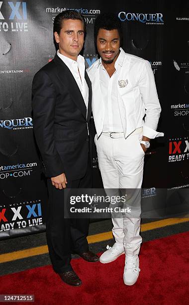 Scott Disick and Duane McLaughlin attends Duane McLaughlin's "Ready To Live" album release party at Utopia III on September 10, 2011 in New York City.