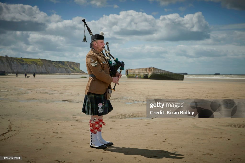 The 76th Anniversary Of D Day Is Commemorated During the Coronavirus Pandemic