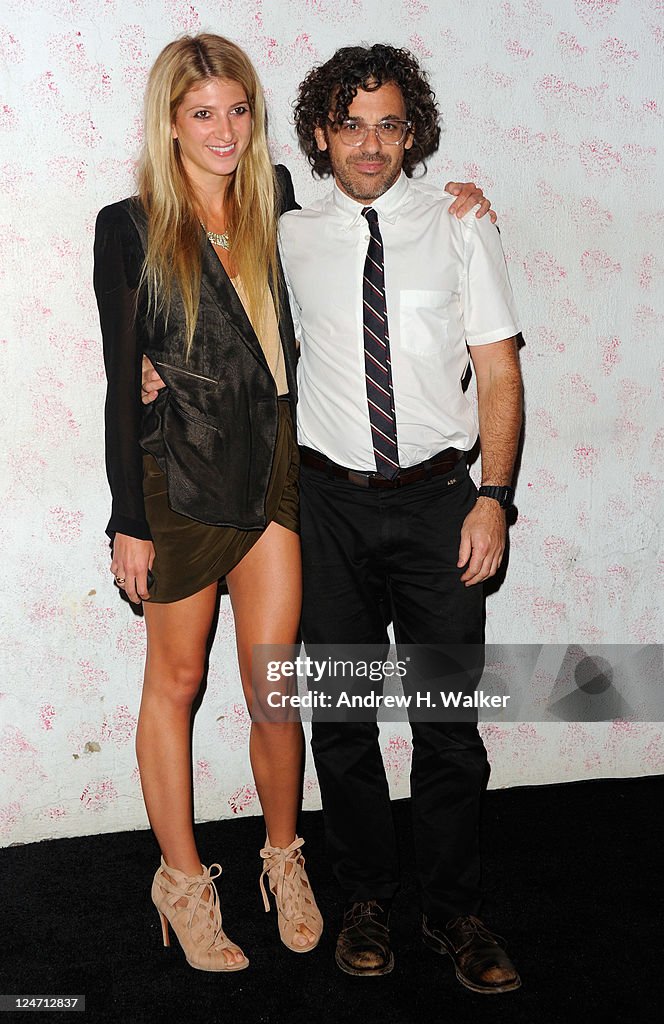 Sarah Hoover and Tom Sachs arrive at The Westway on September 10, News  Photo - Getty Images