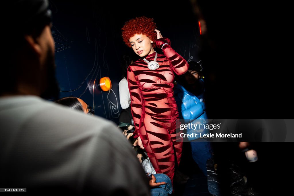 After Party Rapper Ice Spice at the LaQuan Smith after party during New York Fashion ...