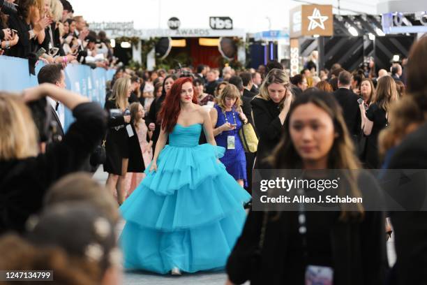 January 19, 2020: Madeline Brewer arriving at the 26th Screen Actors Guild Awards at the Los Angeles Shrine Auditorium and Expo Hall on Sunday,...