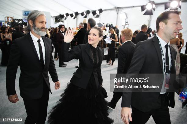 January 19, 2020: Winona Ryder arriving at the 26th Screen Actors Guild Awards at the Los Angeles Shrine Auditorium and Expo Hall on Sunday, January...