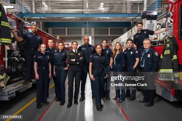 ABCs Station 19 stars Jason George as Ben Warren, Danielle Savre as Maya Bishop, Josh Randall as Captain Sean Beckett, Barrett Doss as Victoria...