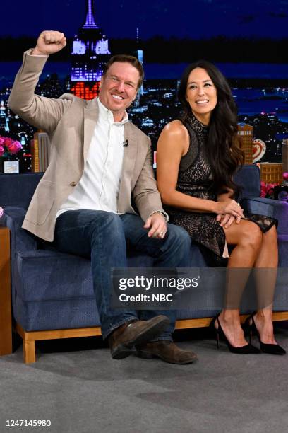 Episode 1799 -- Pictured: TV personalities Chip Gaines and Joanna Gaines during an interview on Tuesday, February 14, 2023 --