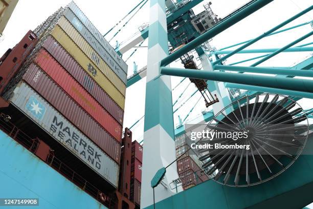 Container Tanjung Port Of Tanjung Pelepas Photos and Premium High Res Pictures - Getty Images