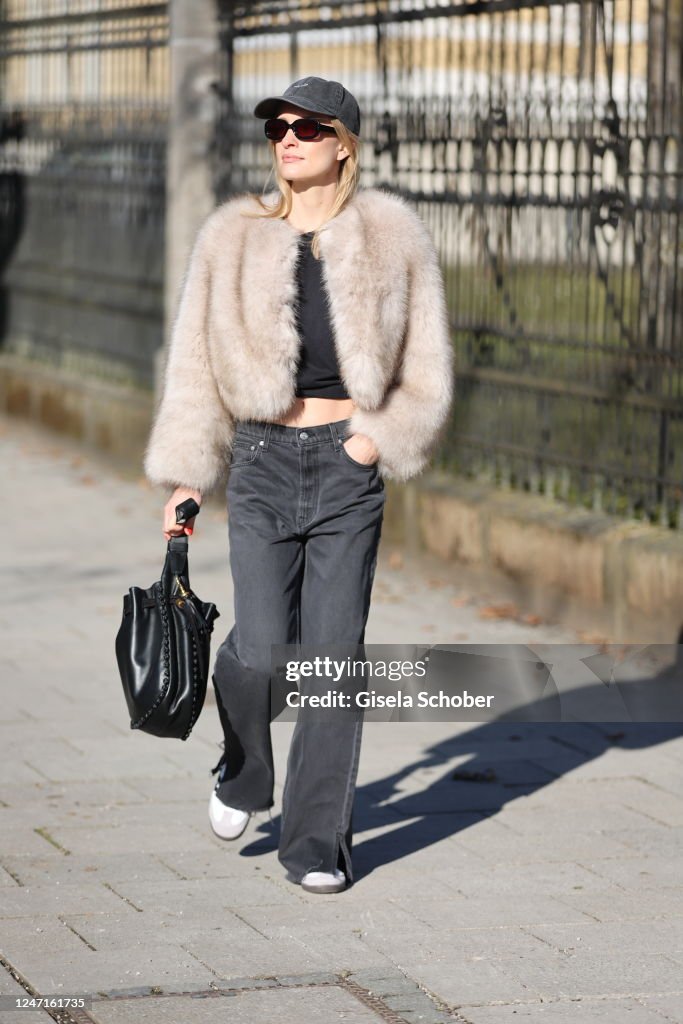 Marlies Pia Pfeifhofer Street Style Shoot In Munich