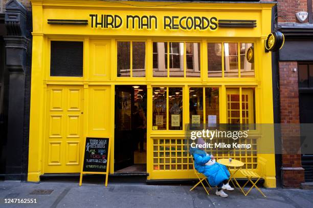 Third Man Records store in Soho on 6th February 2023 in London, United Kingdom. Third Man Records is an eclectic, vinyl-focused independent record...