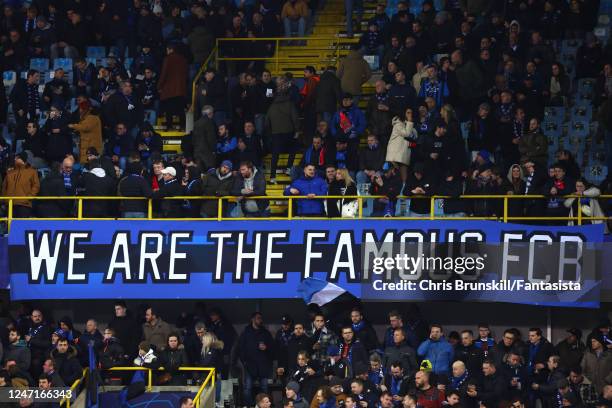 Club Brugge Fans During Europa League Editorial Stock Photo