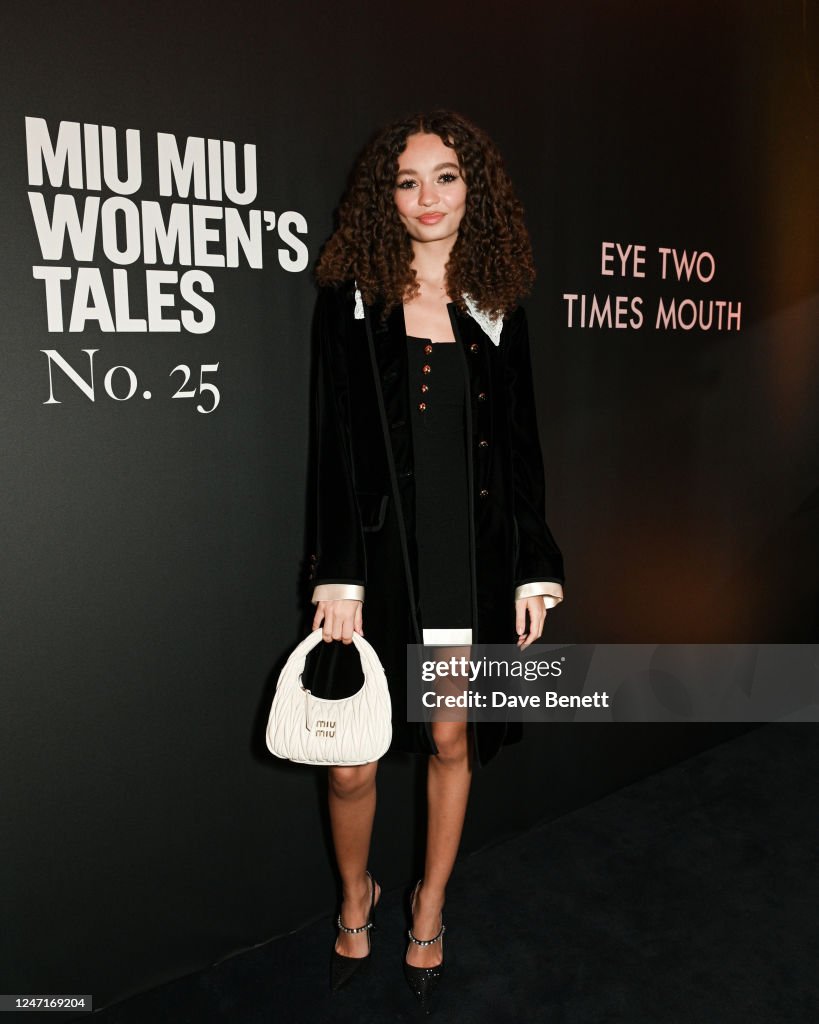 Nico Parker attends Miu Miu Women's Tales Screening at The Curzon