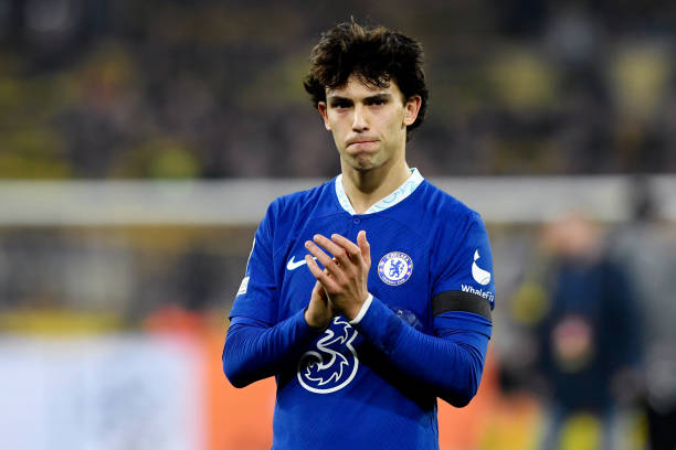 Joao Felix of Chelsea during the UEFA Champions League match between Borussia Dortmund v Chelsea at the Signal Iduna Park on February 15, 2023 in...