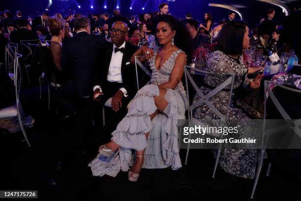 January 27, 2019- Courtney B. Vance and Angela Bassett during the show at the 25th Screen Actors Guild Awards at the Los Angeles Shrine Auditorium...