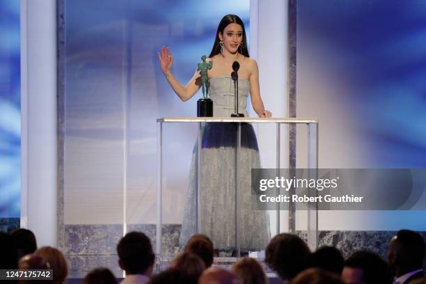 January 27, 2019- Rachel Brosnahan during the show at the 25th Screen Actors Guild Awards at the Los Angeles Shrine Auditorium and Expo Hall on...