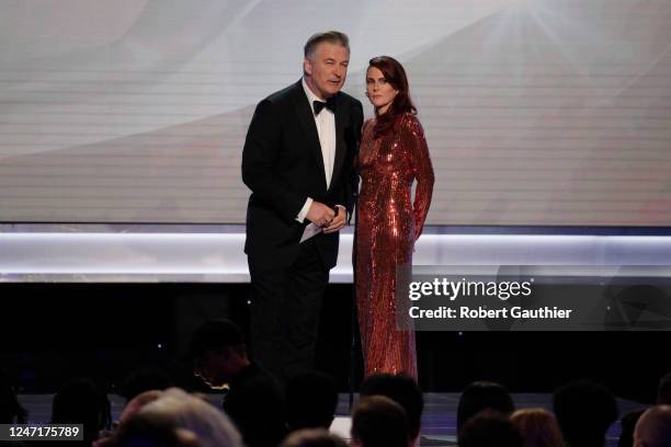 January 27, 2019- Alec Baldwin and Megan Mullally during the show at the 25th Screen Actors Guild Awards at the Los Angeles Shrine Auditorium and...