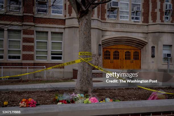 February 14: Berkey Hall is pictured at Michigan State University in East Lansing, Michigan on February 14, 2023. On February 13, a gunman killed...