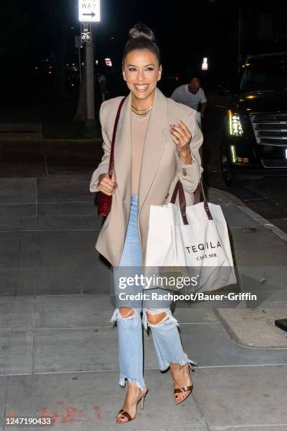 Eva Longoria is seen on February 15, 2023 in Los Angeles, California.