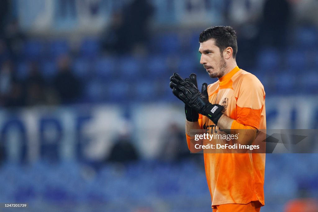 Scuffet Simone Scuffet of CFR Cluj looks on during the UEFA Europa Conference ...
