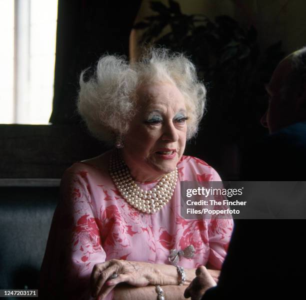 English writer Barbara Cartland , known as "The Queen of Romance", in London on 10th August 1993.