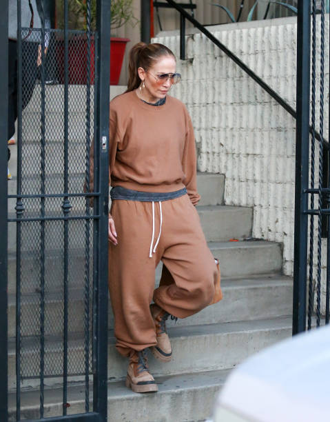 Jennifer Lopez is seen on February 16, 2023 in Los Angeles, California.