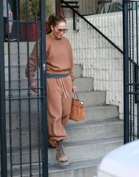 Jennifer Lopez is seen on February 16, 2023 in Los Angeles, California.