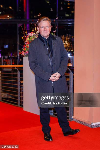 German actor Justus von Dohnanyi attends the "She Came to Me" premiere and Opening Ceremony red carpet during the 73rd Berlinale International Film...