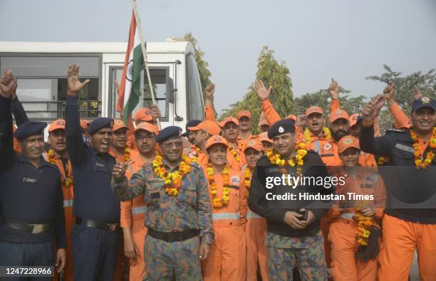 Ndrf While Rescuing Relief And Rescue Operations Photos and Premium High Res Pictures ...