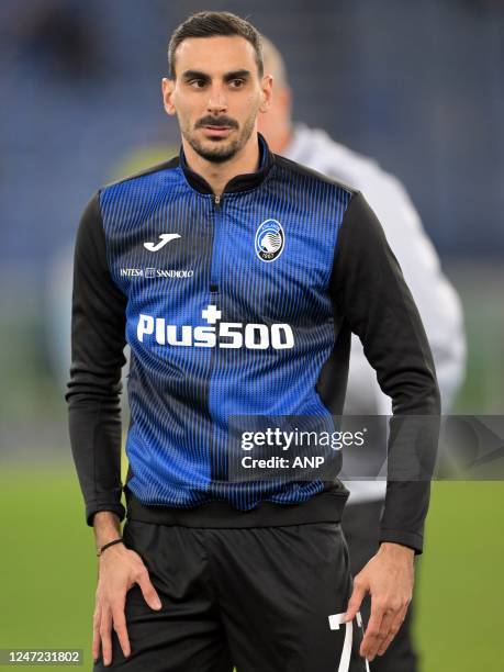 Davide Zappacosta of Atalanta Bergamo during the Italian Serie A match between SS Lazio and Atalanta BC at Stadion Olimpico on February 11, 2023 in...