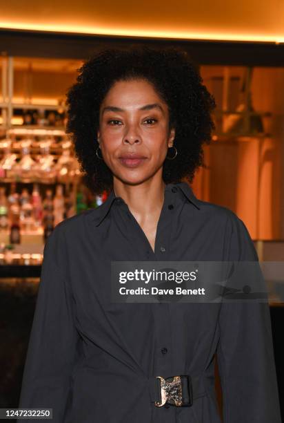 Sophie Okonedo attends the opening of "Medea", starring Sophie Okonedo and Ben Daniels and directed by Dominic Cooke, at new West End theatre...