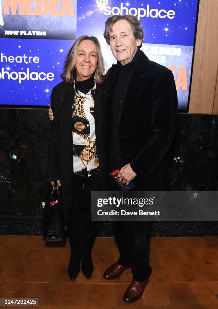 Gabriel Bragg and Lord Melvyn Bragg attend the opening of "Medea", starring Sophie Okonedo and Ben Daniels and directed by Dominic Cooke, at new West...