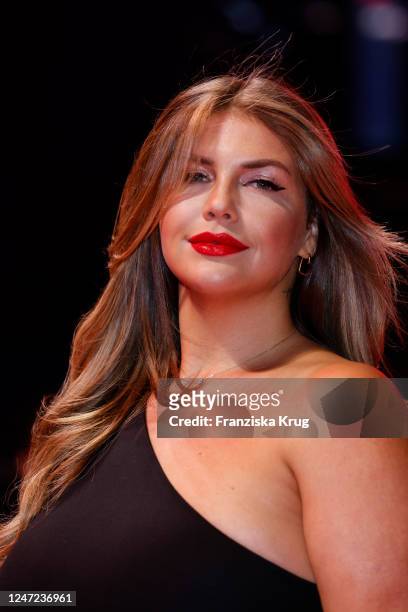 Farina Opoku attends the "BlackBerry" premiere during the 73rd Berlinale International Film Festival Berlin at Berlinale Palast on February 17, 2023...