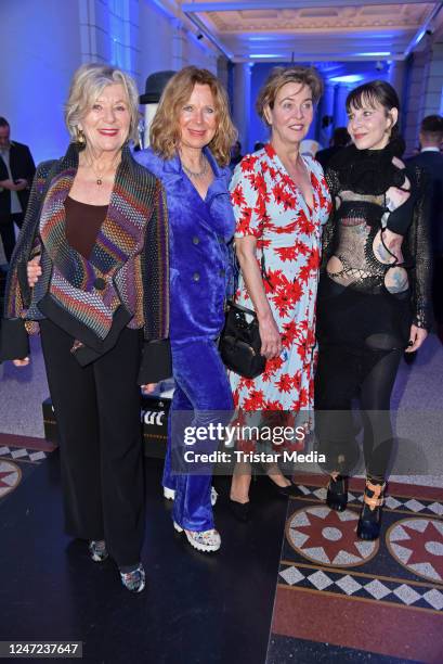 Jutta Speidel, Marion Kracht, Margarita Broich, Meret Becker during the ARD Blue Hour 2023 on the occasion of the 73rd Berlinale International Film...