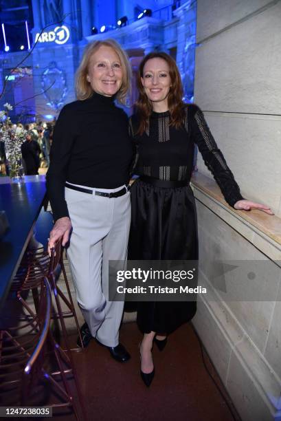 Maren Kroymann, Lavinia Wilson during the ARD Blue Hour 2023 on the occasion of the 73rd Berlinale International Film Festival at Museum for...