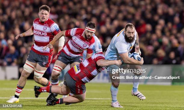 Harlequins' Joe Marler in action during the Gallagher Premiership Rugby match between Gloucester Rugby and Harlequins at Kingsholm Stadium on...