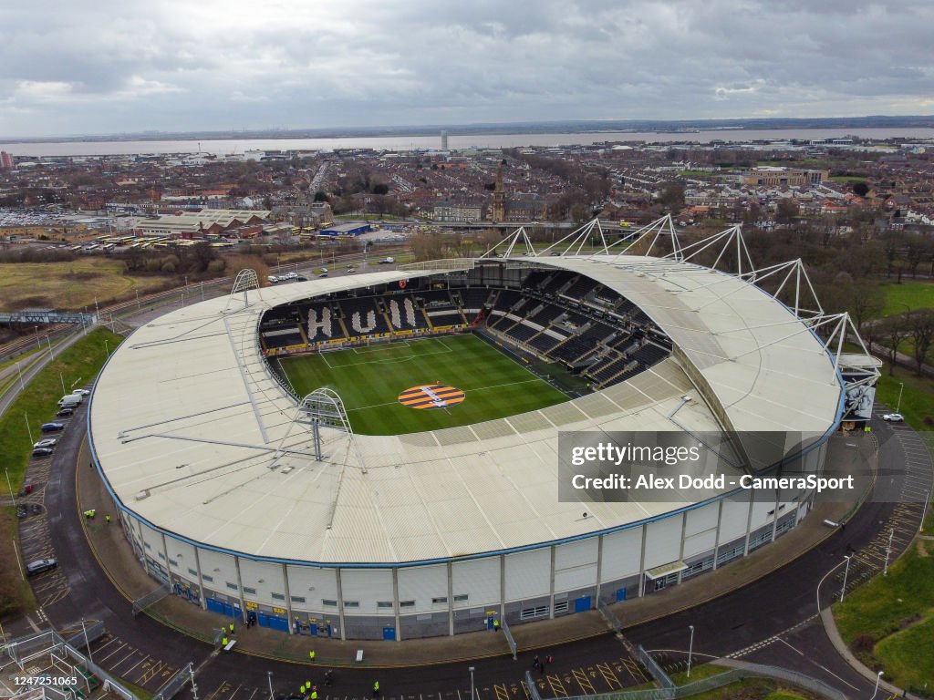 An Aerial View Of MKM Stadium Home Of Hull City Ahead Of The Sky an-aerial-view-of-mkm-stadium-home-of-hull-city-ahead-of-the-sky