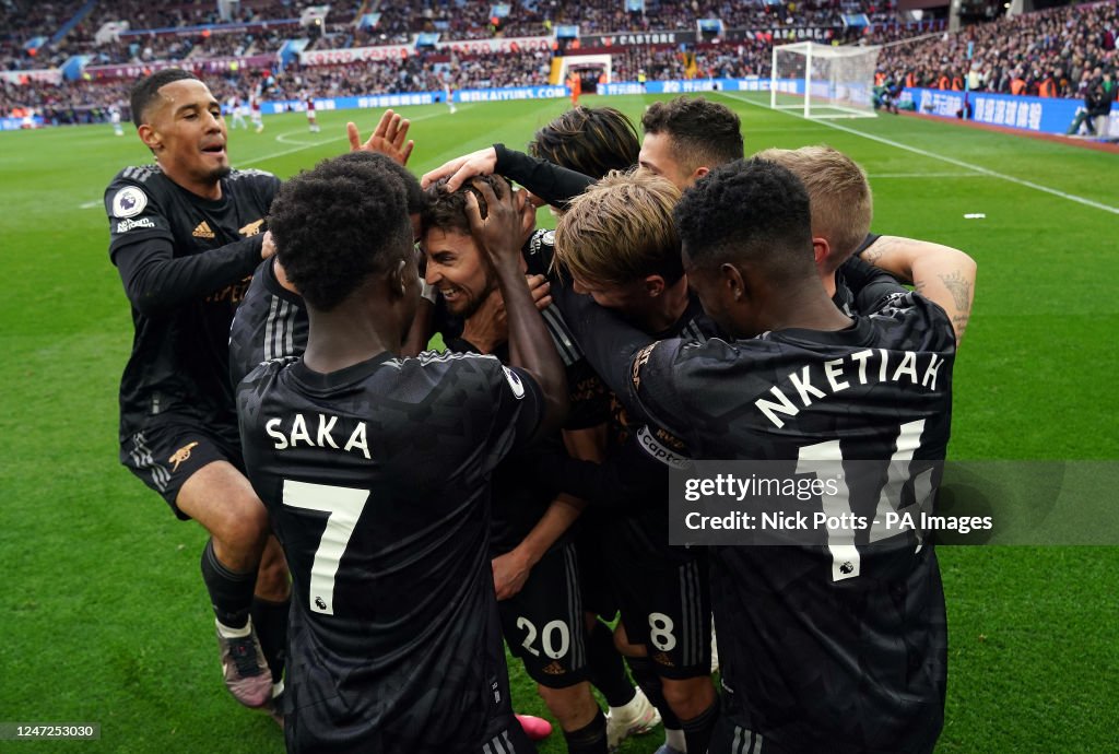 Aston Villa v Arsenal - Premier League - Villa Park