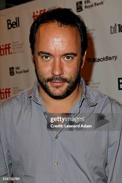 Musician/Actor Dave Matthews arrives at the premiere of "The Woman In The Fifth" at Winter Game Theatre during the 2011 Toronto International Film...